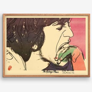 Empty Wall Love You Live The Rolling Stones Plakat 30×40