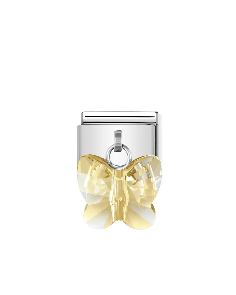 NOMINATION Charm Links Sommerfugl Gull