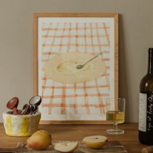 The Poster Club Marina García Fernández Plato Hondo Plakat 30×40