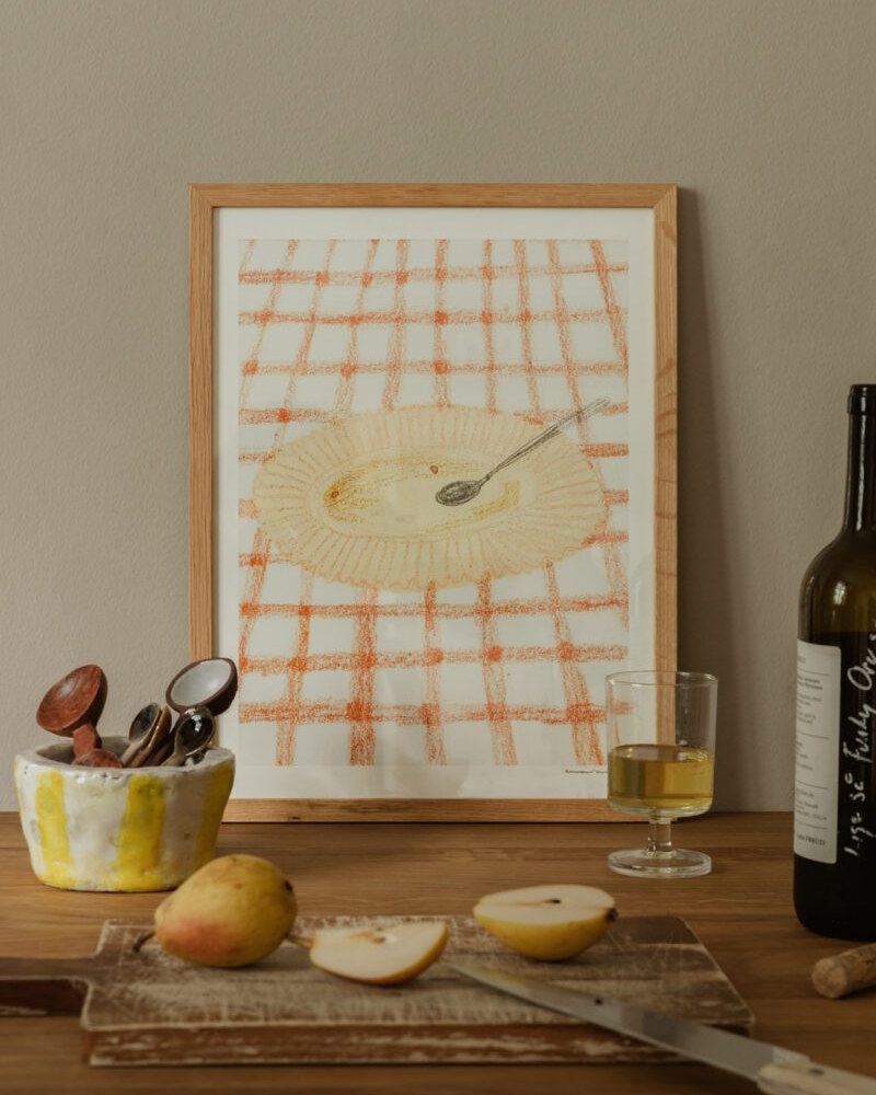 The Poster Club Marina García Fernández Plato Hondo Plakat 30×40