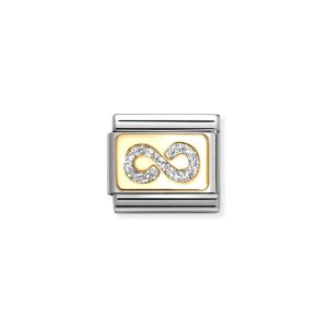 NOMINATION Symbol Links Evighetstegn Glitter Gull