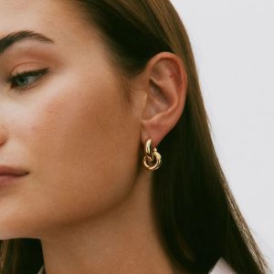 Edblad Chunky Eternal Earrings Gold
