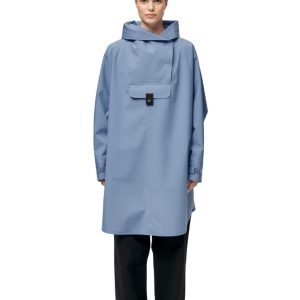 BLÆST Bergen Poncho Blue Hour