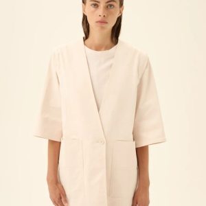 Rue de Tokyo Catia Twill Jakke Eggshell