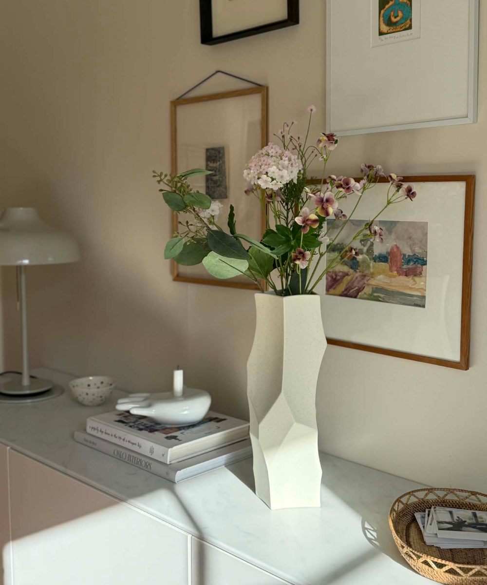 Ferm Living Cueva Vase Ecru