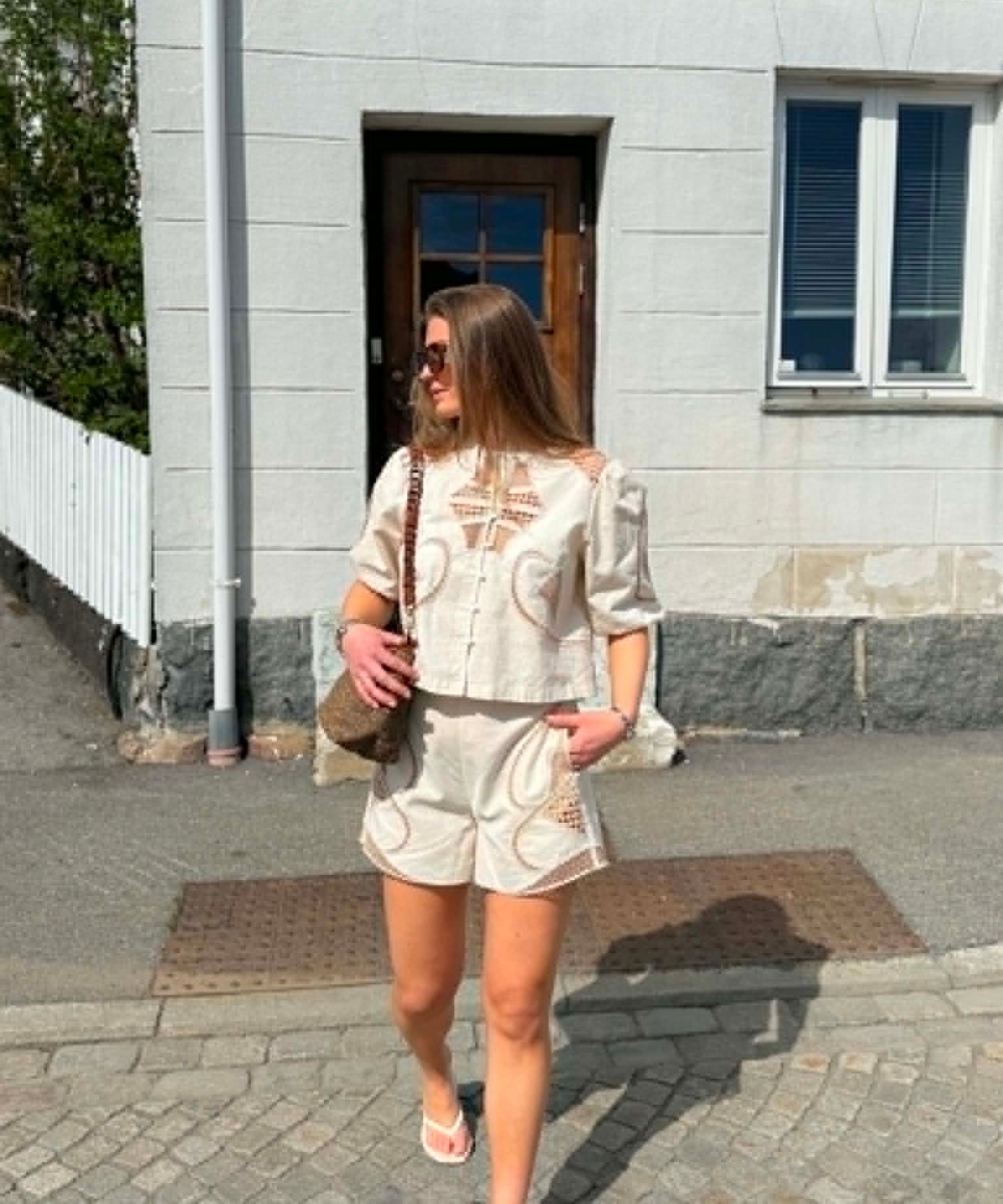 Suncoo Paris Brest Shorts Beige - Image 2