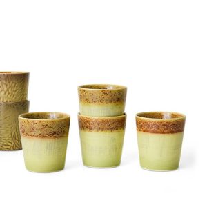 HK Living 70s ceramics Van Gogh Kopp Sunflowers
