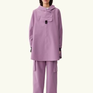 BLÆST Bergen Poncho Mossy Violet