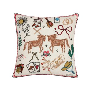 HABIBA Polly Pute Multi Colour 50 x 50
