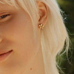 Edblad Daisy Studs Øredobber Gold