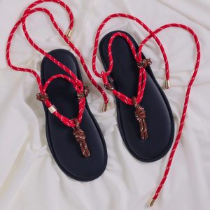 Flòwse Flo Twin Sandal Brown Red