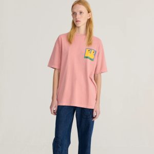 Bobo Choses All About Monsters Oversize T-skjorte Pink