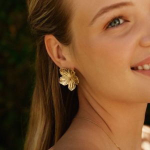 Edblad Jasmine Studs L Gull