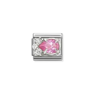 NOMINATION Links Hevet Sten Sølv Rosa Hvit