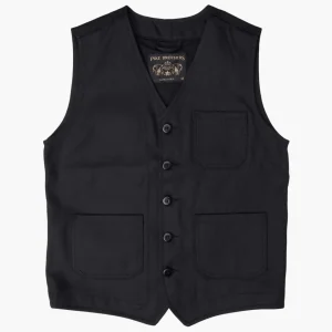 1937 ROAMER VEST - Elephant Skin Black