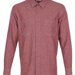 1940 USN Chambray Shirt Selvedge - Harbor Red