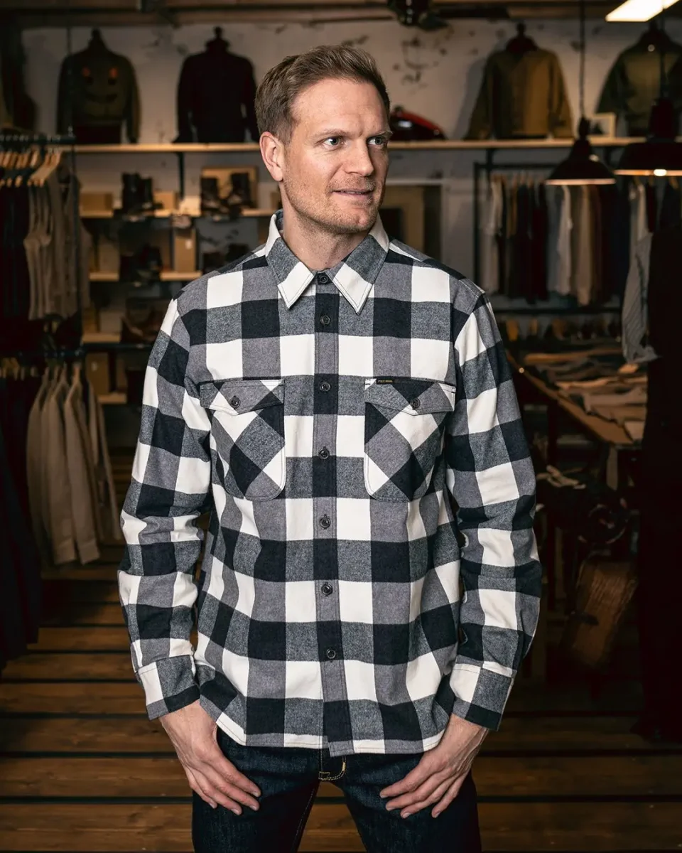 1943 CPO Shirt Buffalo - White Flannel - Image 2