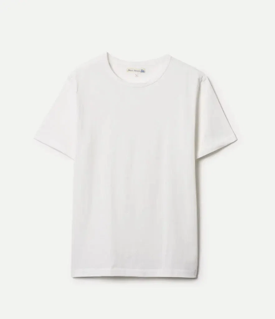 215 Loopwheeled Classic Fit Midweight T-shirt - White