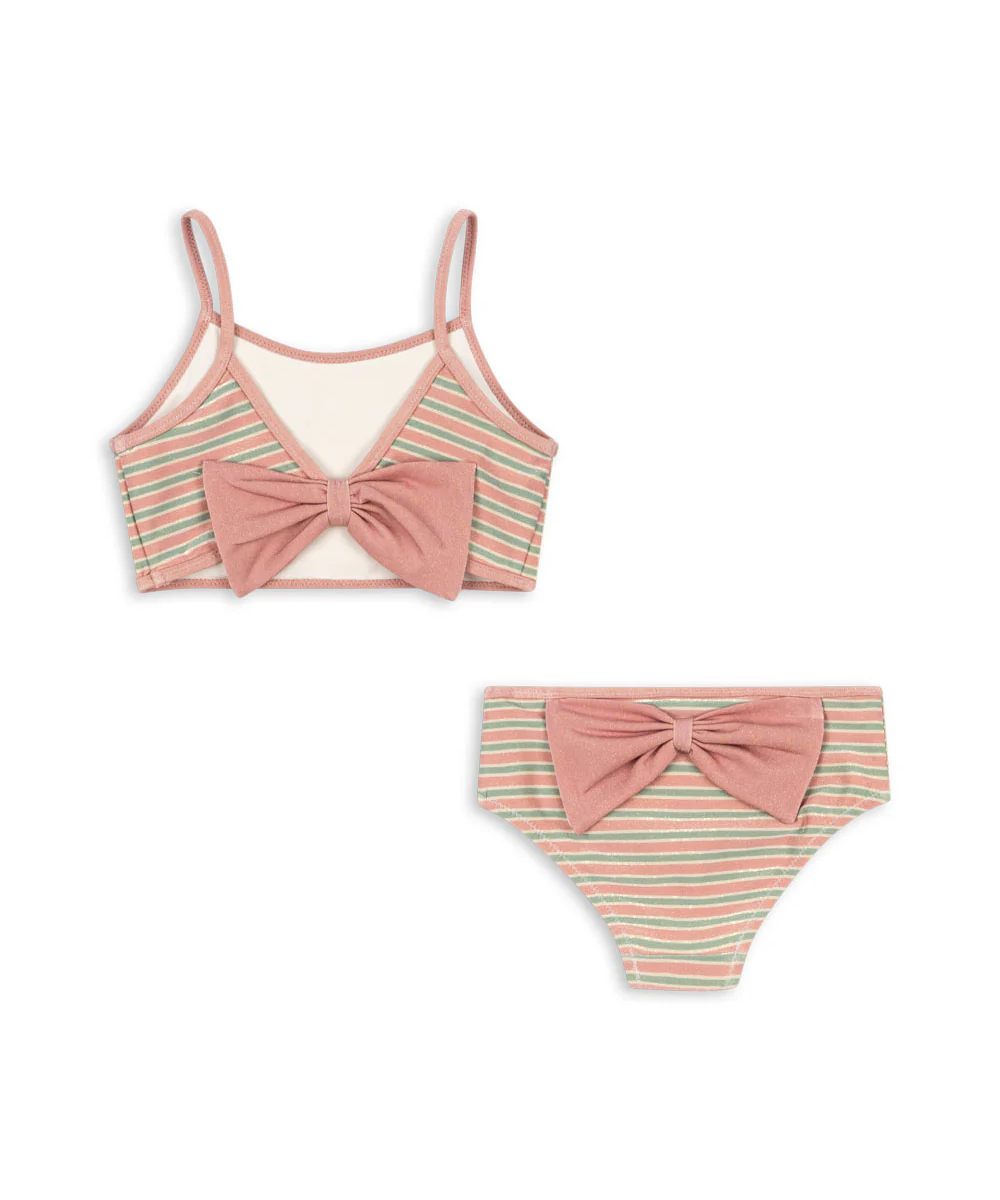 Konges Sløjd Bowwow Bikini Blush Stripe Pink - Image 3