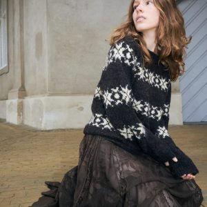 Lollys Laundry Lattie Knit Genser Dark Mokka