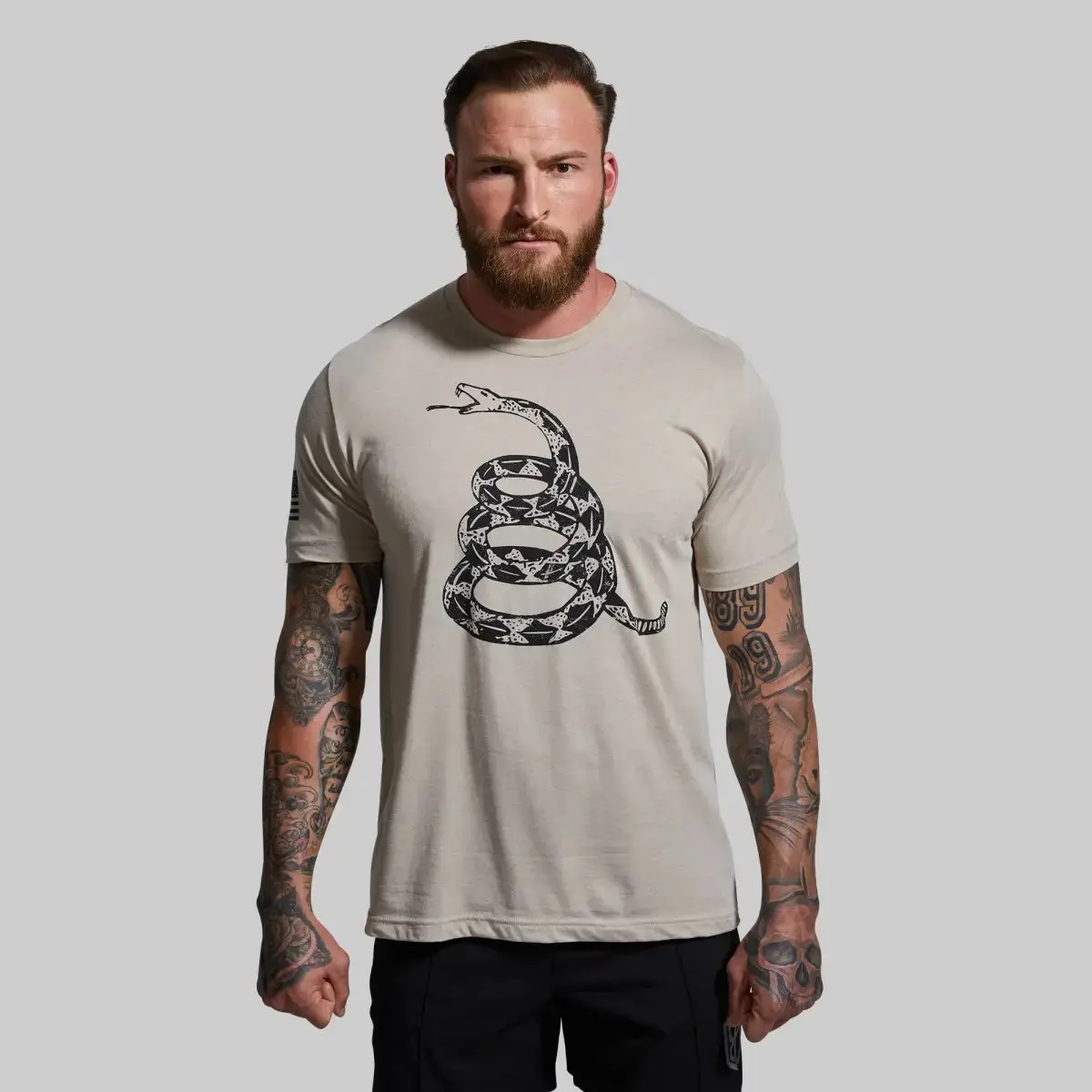 Gadsden Flag Tee (Tan) - Image 2