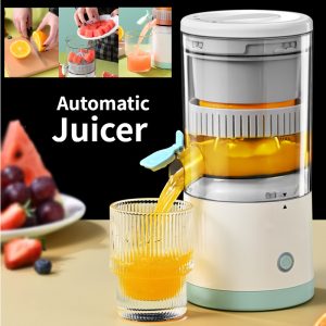 Automatisk husholdnings elektrisk juicepresse. Trådløs etter USB lading.