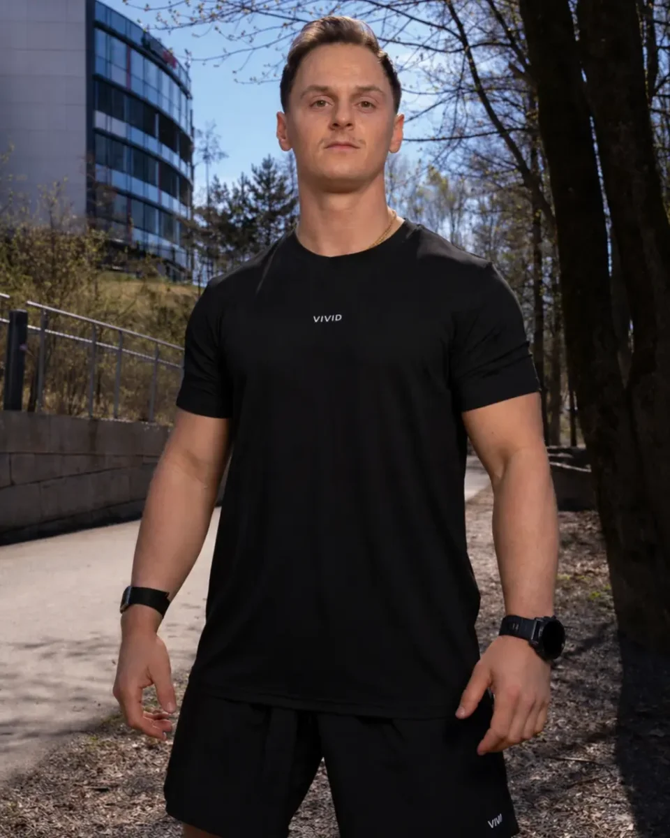 Fluid Mens Tee (Black) - Image 2