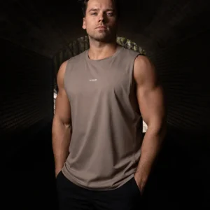 Fluid Mens Tank (Brown)