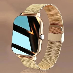 Smartklokke for voksne 1,69″ fargeskjerm Full touch Fitness Tracker Bluetooth Call