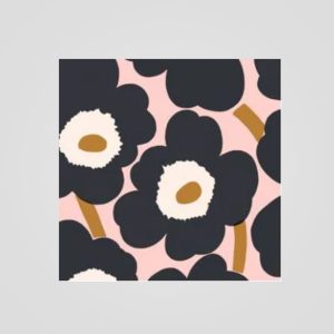 Marimekko Servietter Unikko Blue Pink Lunch