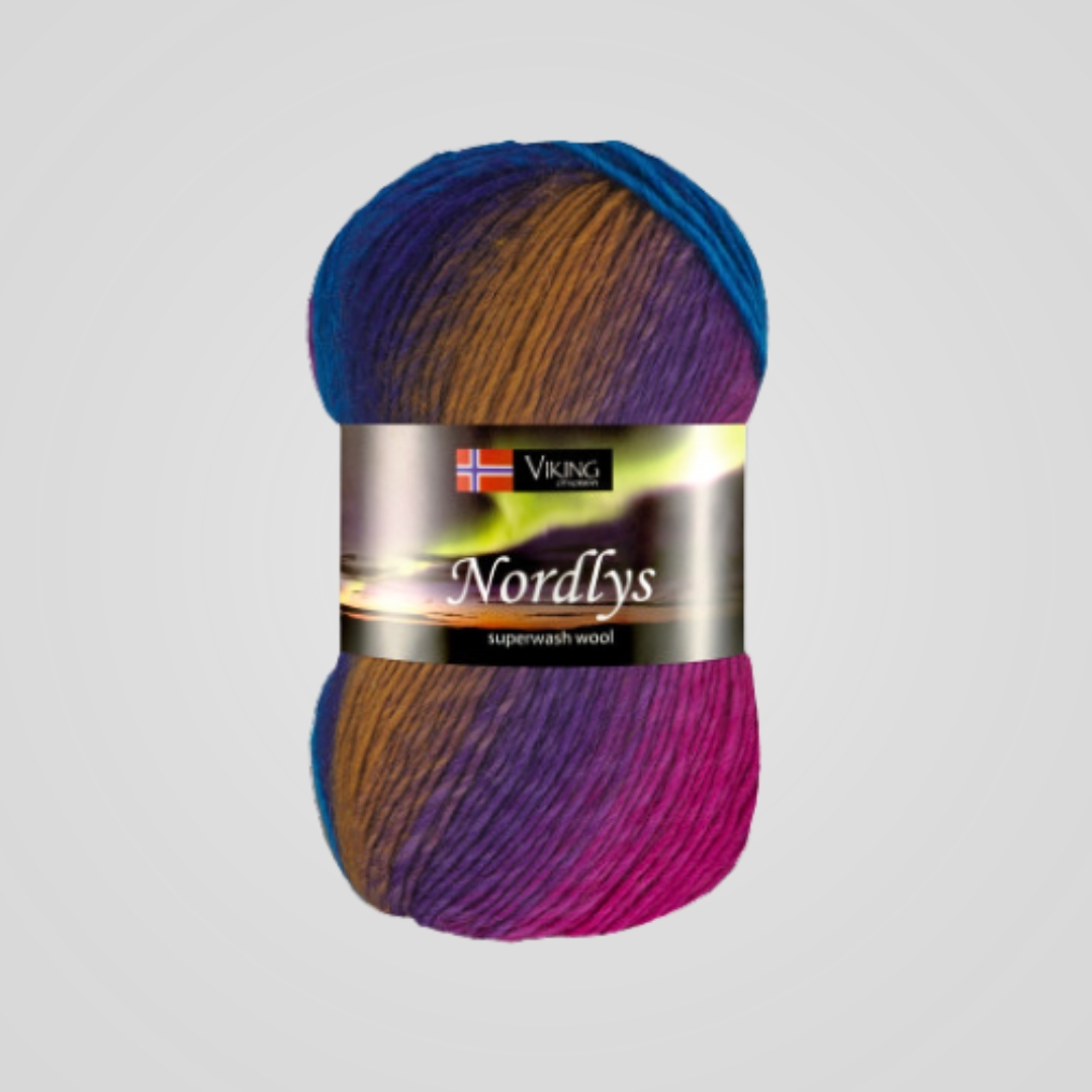 Nordlys 938 Multi Grønn/Rosa