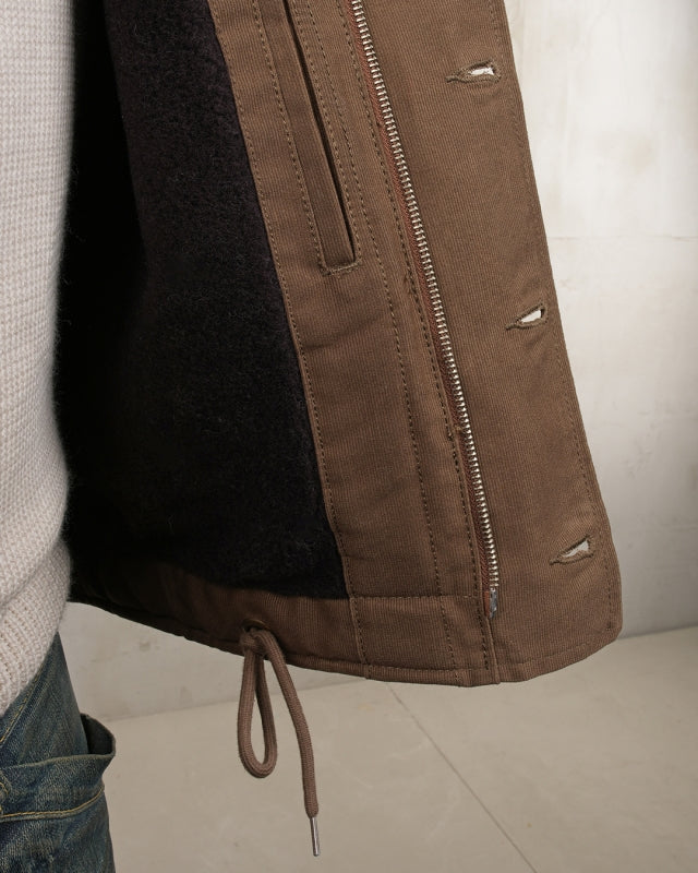 1944 N1 Deck Jacket - Waxed Khaki - Image 9