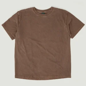 S/S CREW TEE - P-Brown
