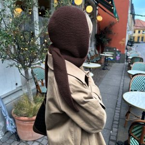 PetiteKnit Sophie Hood Coffee Large