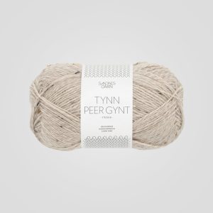 Sandnes Tynn Peer Gynt Tweed Gråbeige 2655