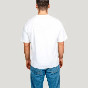 Embroded Oversized Heavy Tee (White)