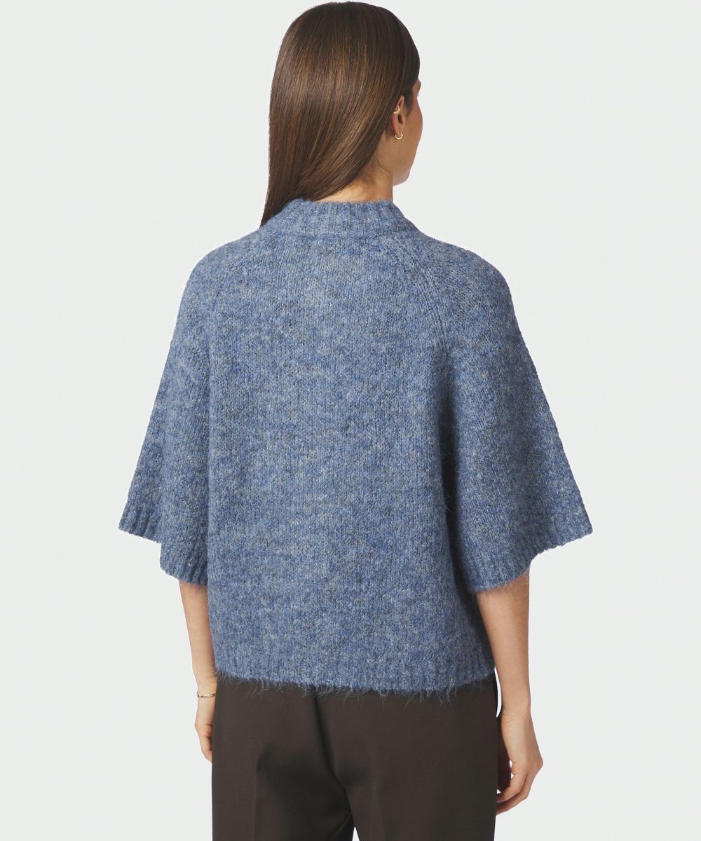 Neo Noir Benuta Fluffy Cardigan Smoke Blue - Image 3
