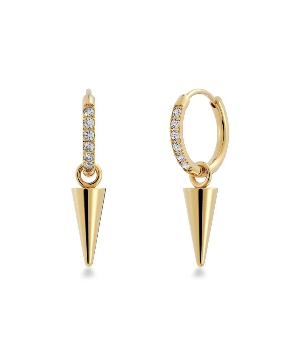 Edblad Peak Hoops Mini Sparkle Gull - Image 3