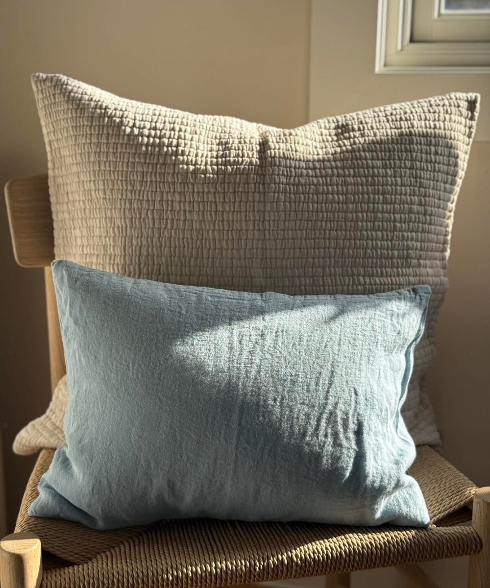 Linge Particulier Putetrekk Lin Scandinavian Blue 30×40 - Image 4