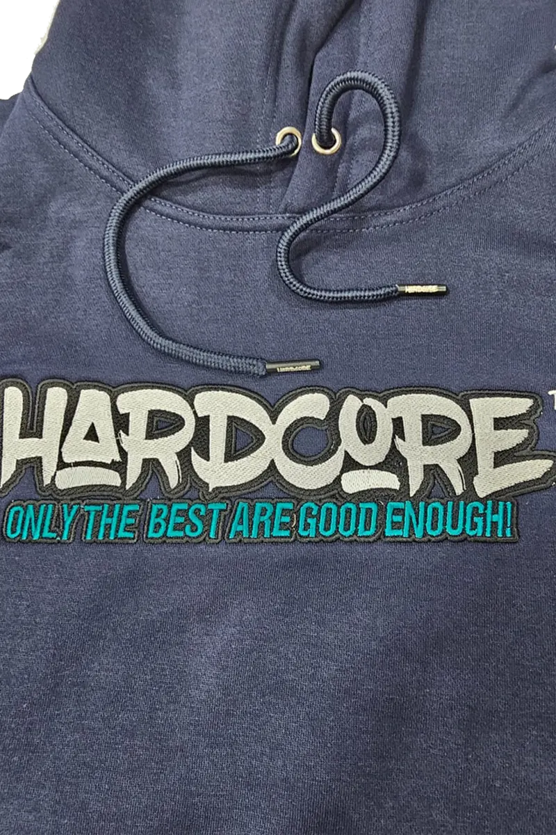 Hardcore Premium Hoodie – Navy - Image 6