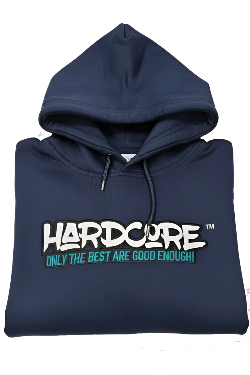Hardcore Premium Hoodie – Navy - Image 7