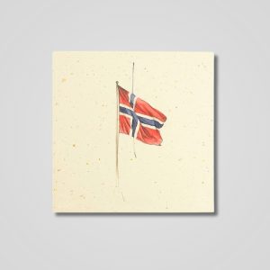 Kunstkort Flagg
