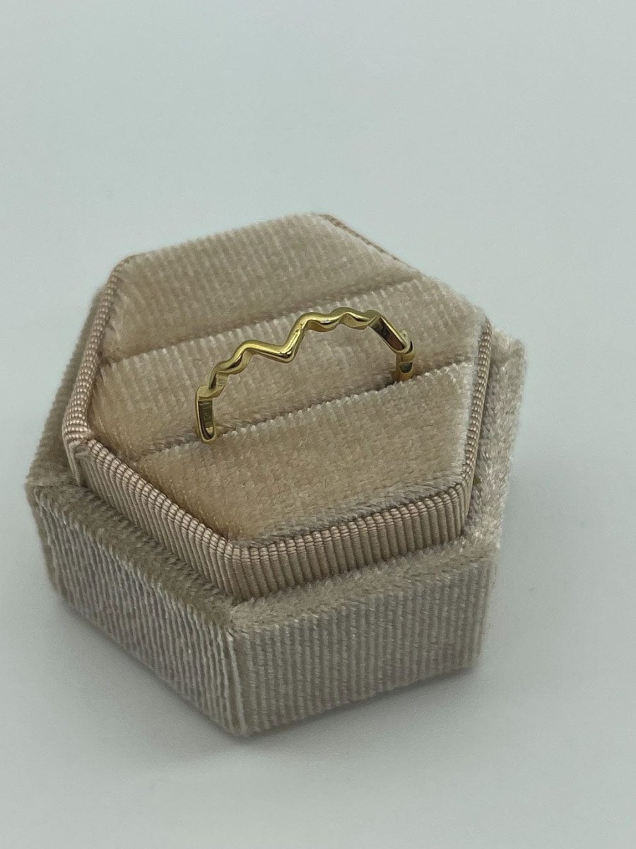 MILANO RING – 14K gullbelagt ring i rustfritt stål, vanntett - Image 3