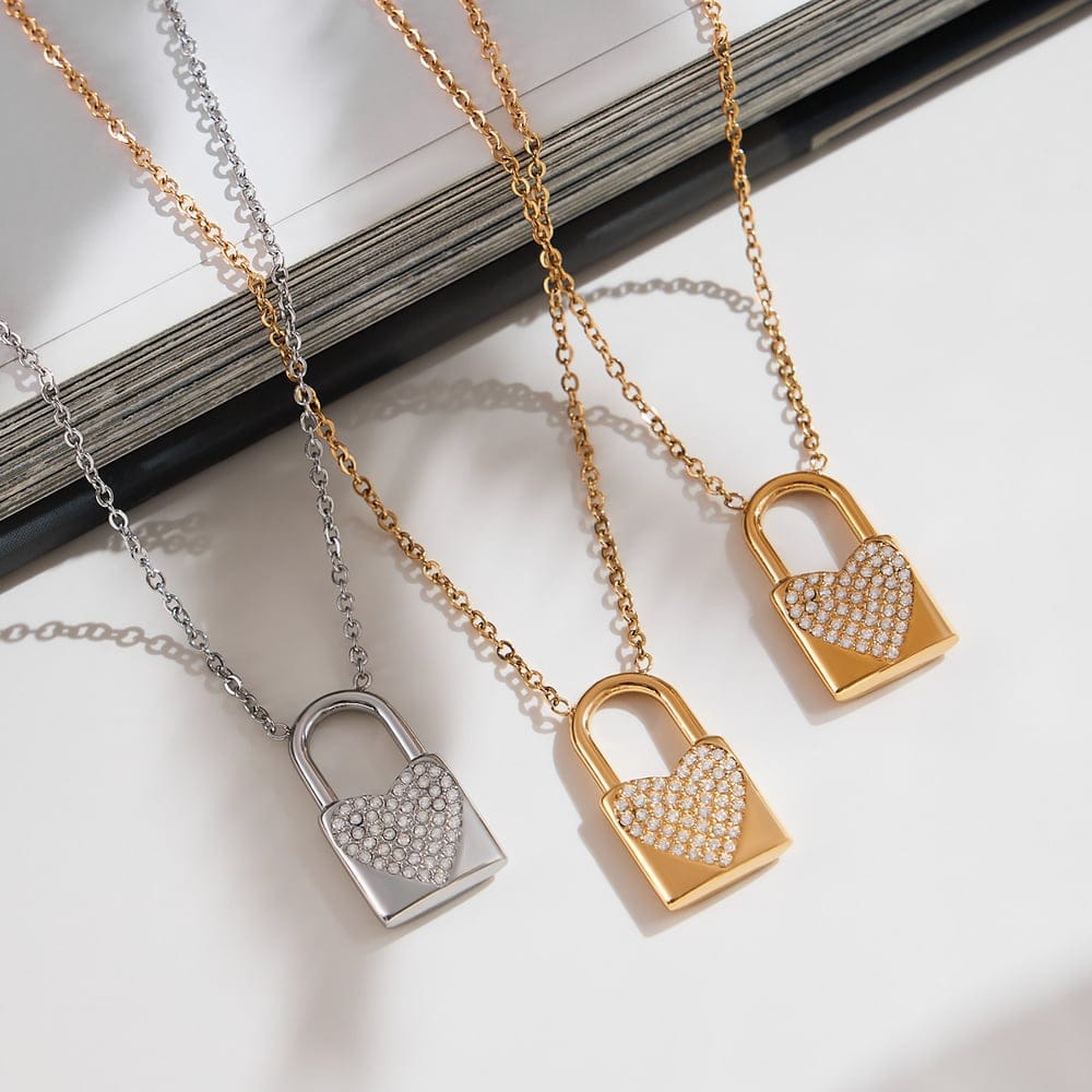 KEY TO MY HEART - Halskjede 18K gullbelagt - Image 6