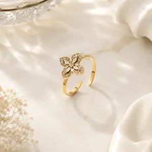 VIOLA Ring – 14K gullbelagt