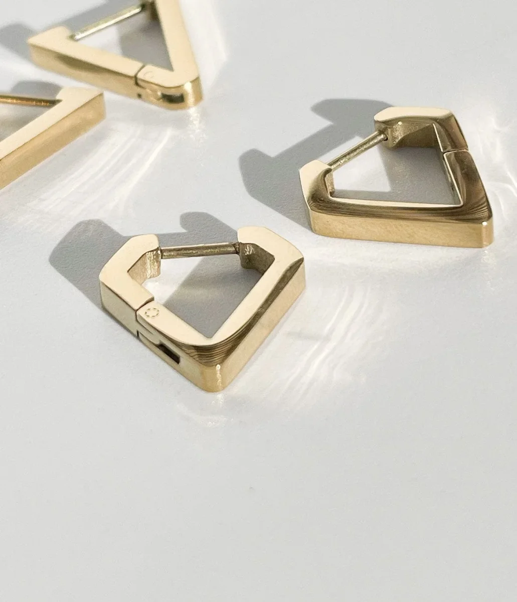 DIAMOND HOOPS - GULLBELAGT - Image 3