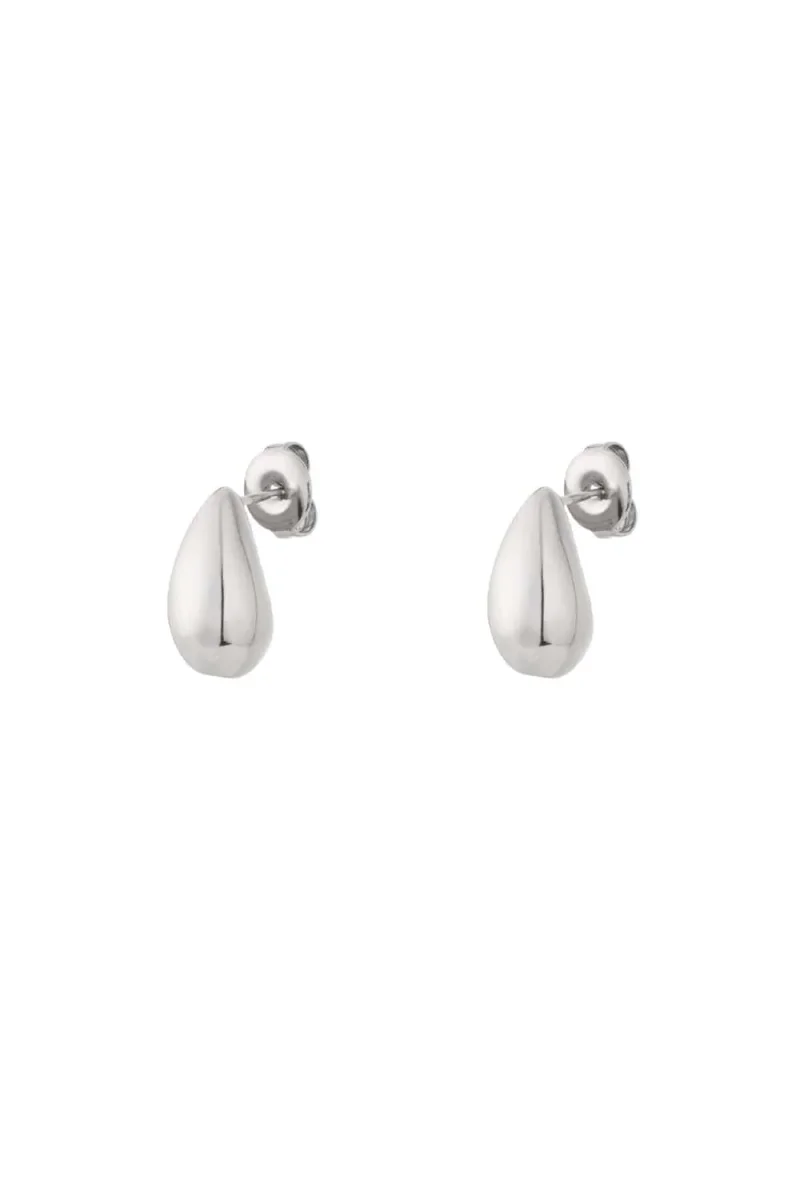 HELLO LOVELY DROPLET STUDS – kirurgisk stål, sølv eller 14K gullbelagt - Image 5
