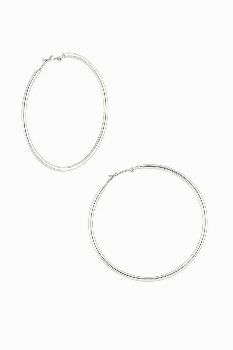 NAIA HOOPS - medium store øreringer i kirurgisk stål - Image 5