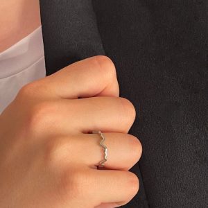 MILANO RING – sølvring i allergivennlig rustfritt stål, vanntett