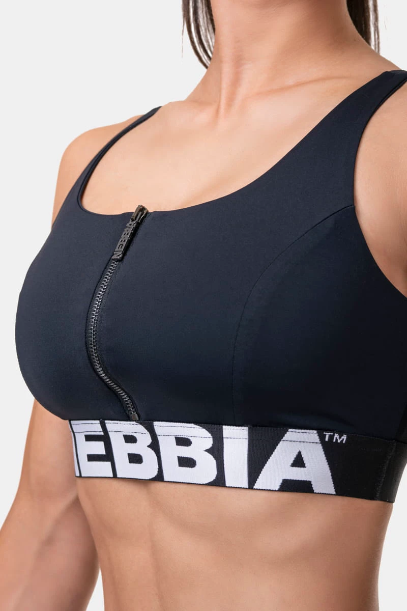 Smart Zip Front Sports Bra - Image 5
